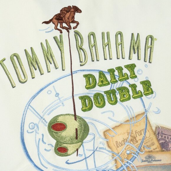 Tommy Bahama Daily Double Silk Hawaiian Shirt Men's XL Embroidered Camp Horse - Picture 8 of 12